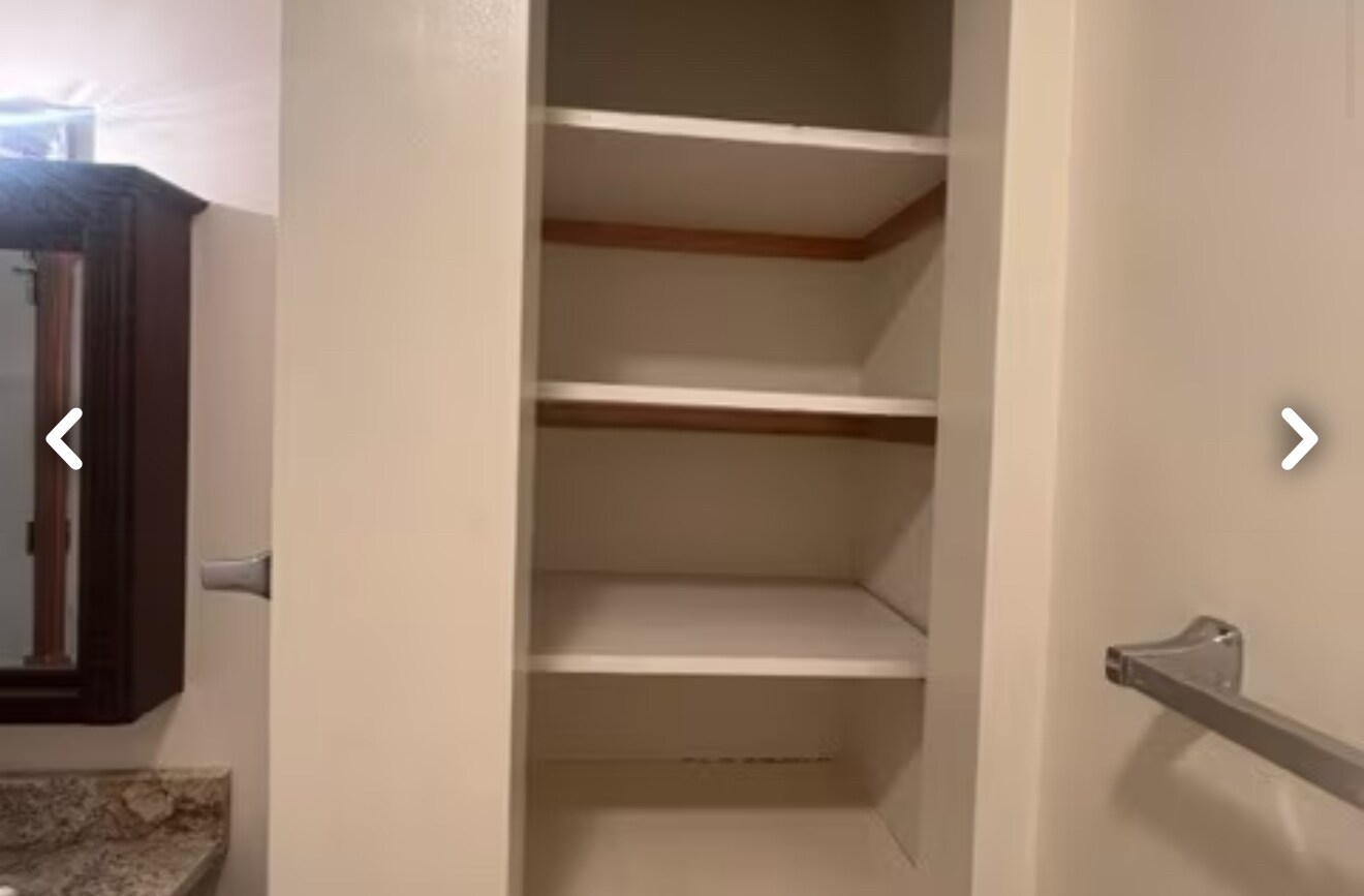 Bathroom storage - 26 Rochester St