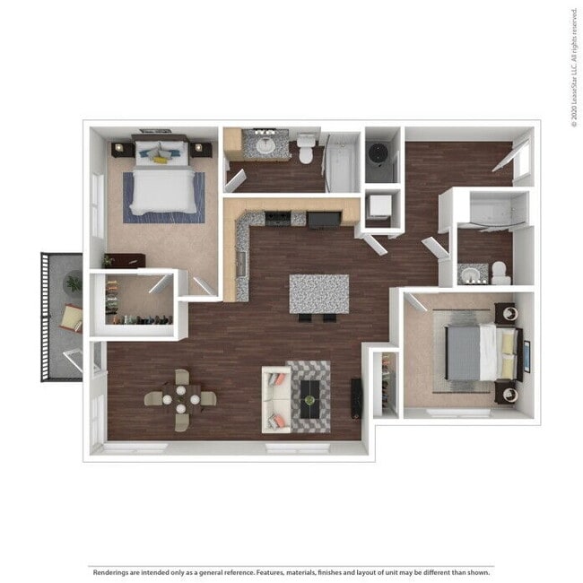 Floorplan - The Piedmont Apartments