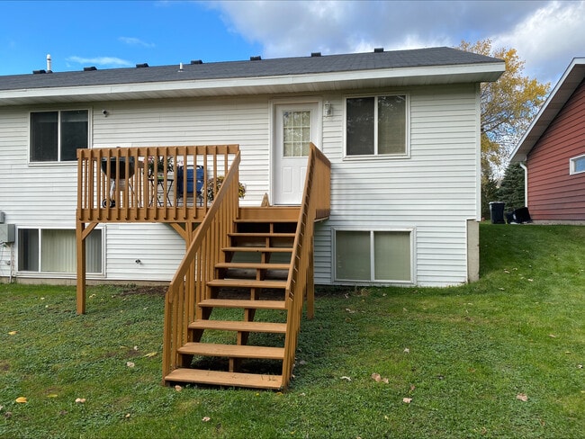 Deck on backside of the unit - 1127 Glenn Pl