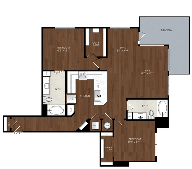 Floorplan - The Park at Katy Trail