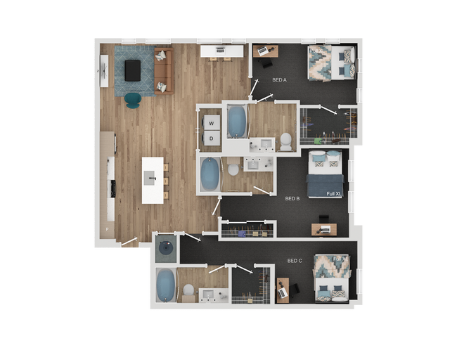 3BR/3BA - C3.1 - Lumen on Ninth