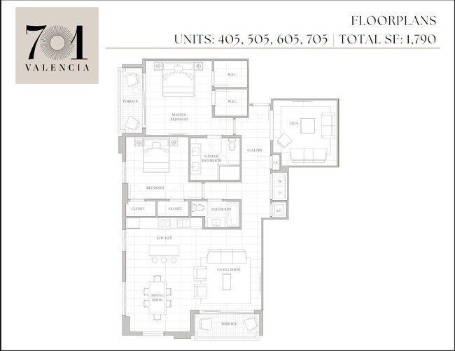 Floorplan - 701 Valencia