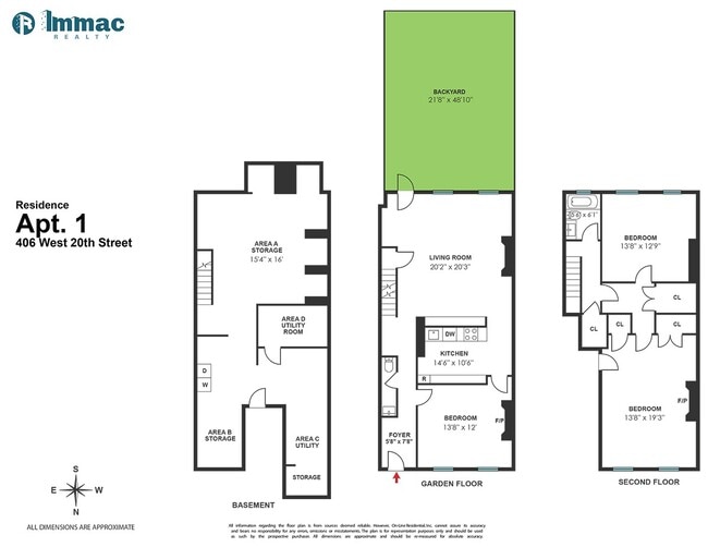 Building Photo - West 20th St 3 BD 2BA  Duplex-  11Ft Ceili...
