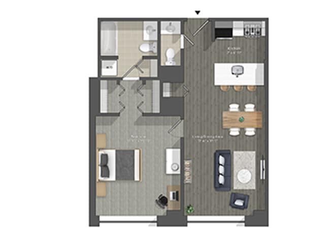 Floorplan - Walnut Street Apartments