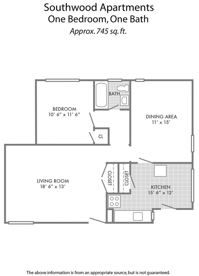 Floorplan - Southwood Apartments - County