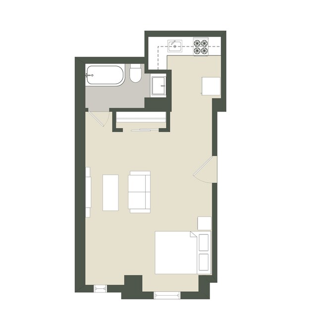 Floorplan - 420 W. Melrose St.