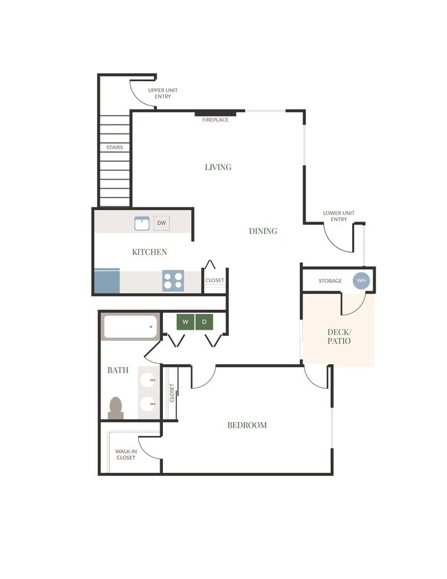 Floorplan - Borgata Apartments & Townhomes