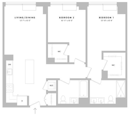 Floorplan - The Hazel Jersey City