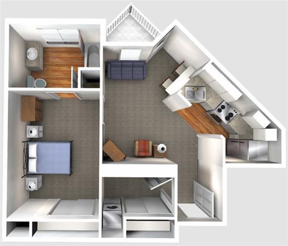 Floorplan - Rafael Town Center Apartments