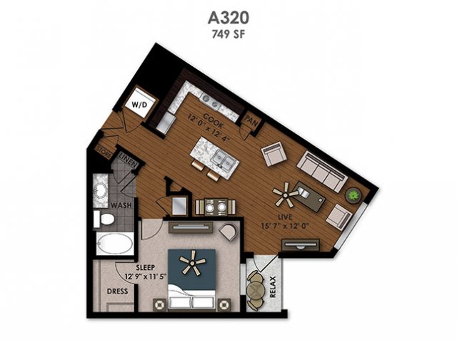 Floorplan - AMLI Riverfront Park