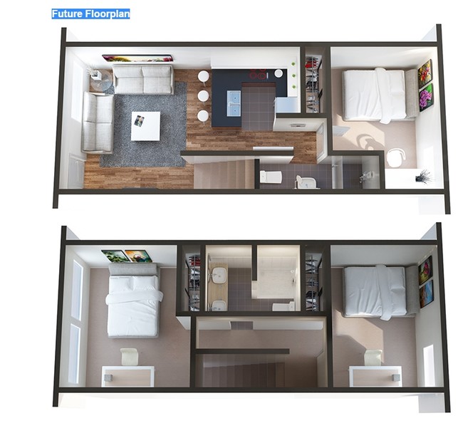 Future Floorplan - Valencia Apartments