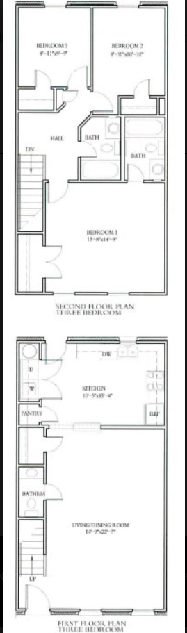 3BR/2.5BA - Fieldcrest Townhomes