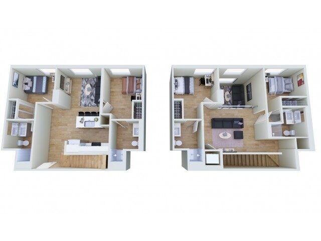 4x4 Penthouse Duplex - The Connector | Student Housing