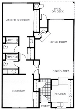2BR/2BA - Sonoma Point Apartments