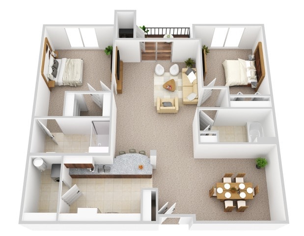 2 Bed 2 Bath - Grassfields Commons