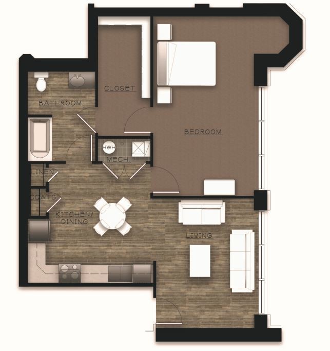 Floorplan - Willow Commons Apartments