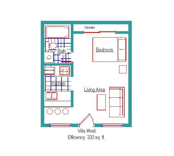 Efficiency - Villa West Apartments