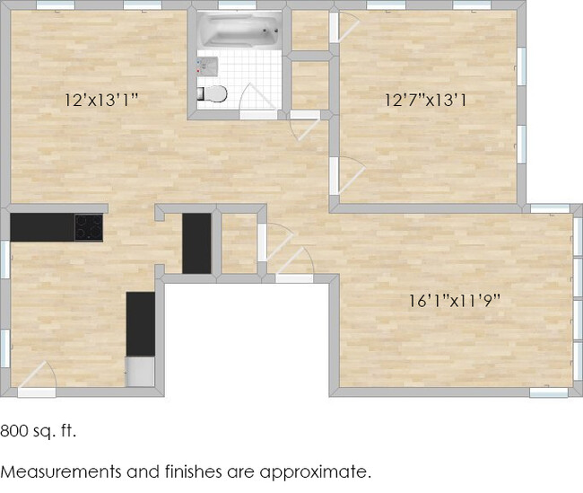 Floorplan - 1530-1532 N. Austin Blvd.