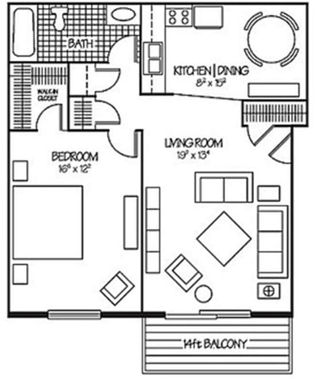 Floorplan - Orchard Hills Apartments