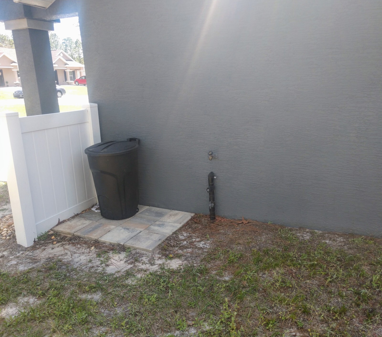 Trashcan Area - 9428 N Travis Dr