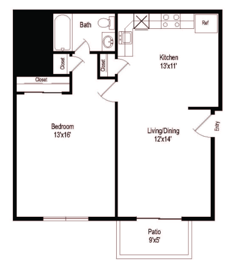 Floorplan - Stonebridge Apartments