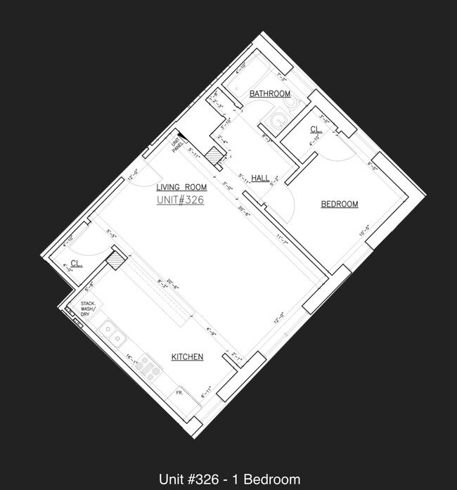 Floorplan - The Mabel Exchange Apartments