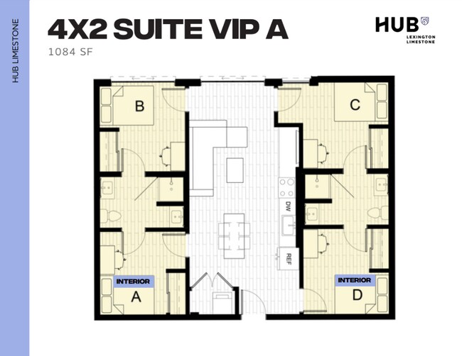 4x2 Suite VIP A - Hub Limestone
