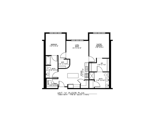 Floorplan - Silver Creek Apartments