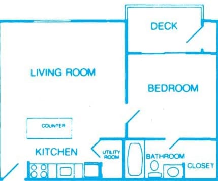 1BR/1BA - Villas del Mirasol