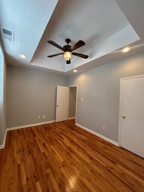 Bedroom 1 with Hardwood Floors - 1302 Rodman St