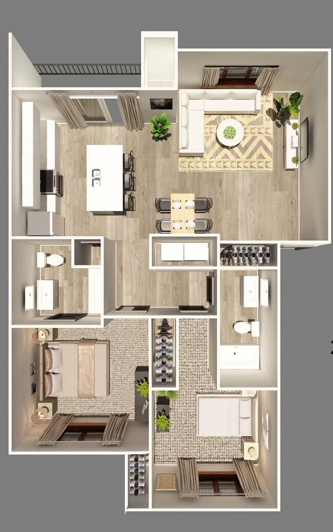 Floorplan - Nisqually Landing Apartments