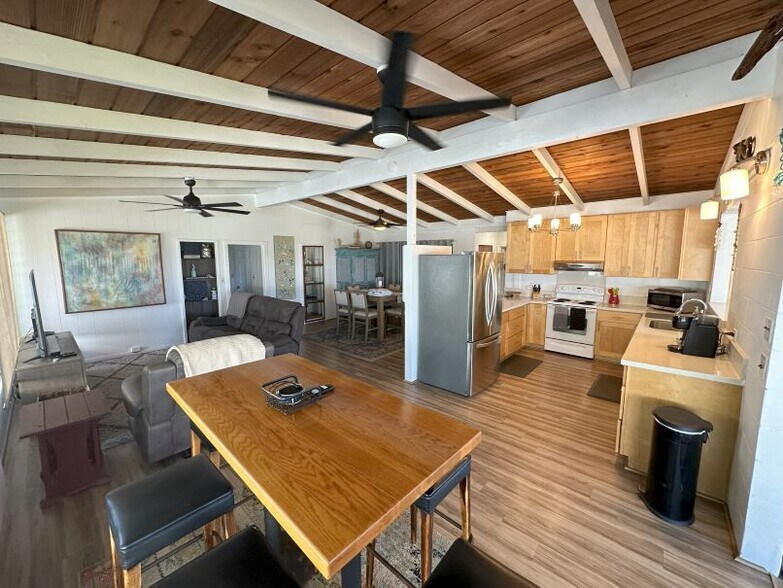 Open Floor Plan with vaulted cedar accented ceiling - 68-243 Au St