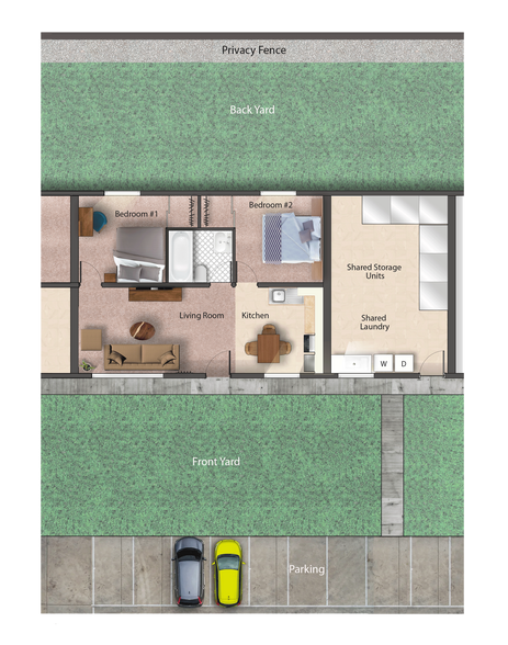 Grass Area close to Laundry - 543 5th St NW