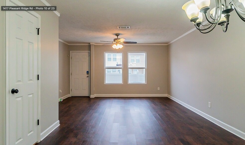 Living Room empty - 1417 Pleasant Ridge Rd