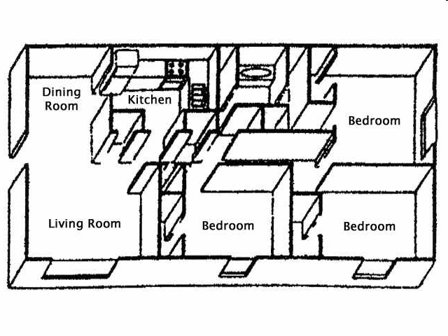 3BR/1.5B - Brittany Place Townhomes