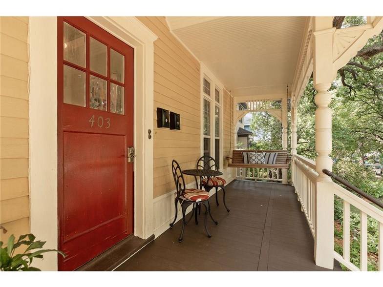 Front porch - 403 Dewey St