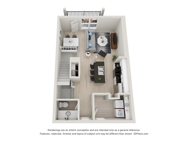 Floorplan - The Strand at Beulah Townhomes