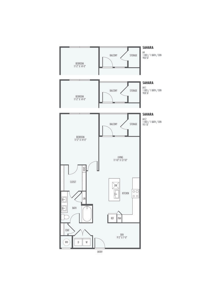 Floorplan - The Flats at SanTan