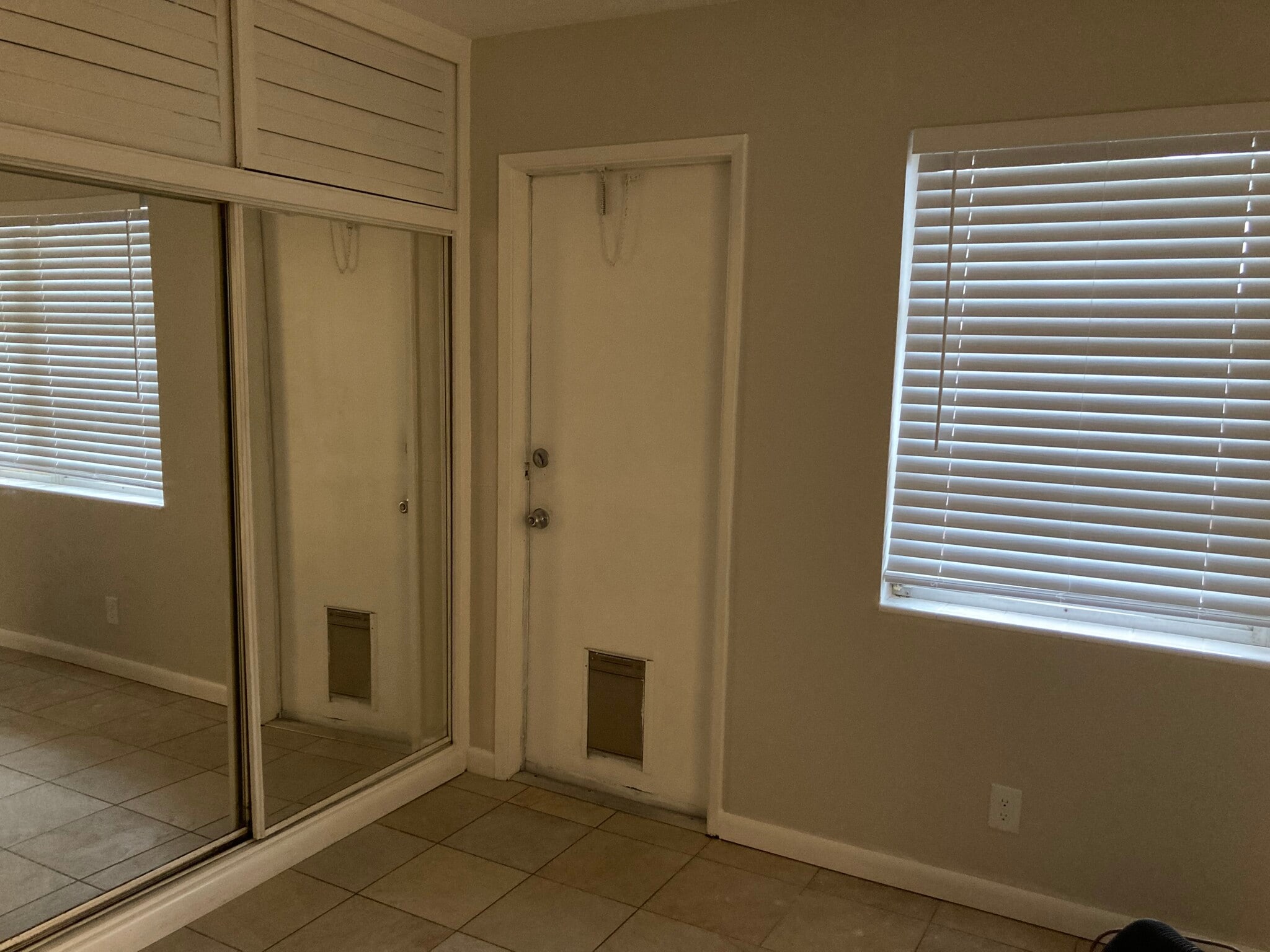 Bedroom back door - 1811 NE 56th St