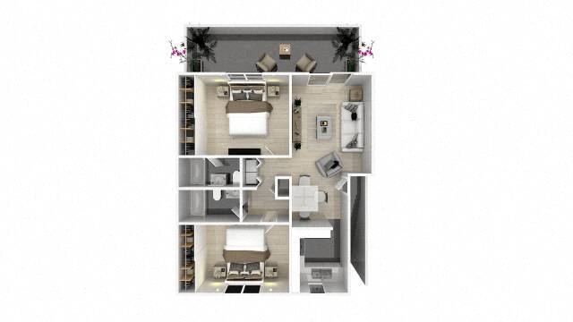 Floorplan - Danville Park Apartments