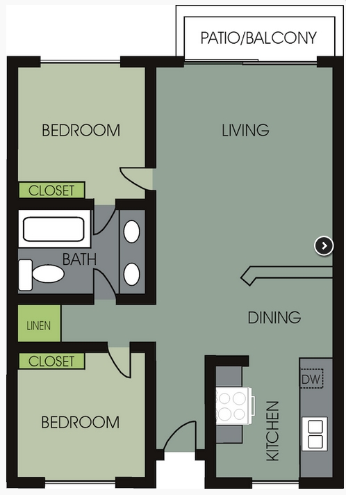 Plan F - Portofino Cove Apartments