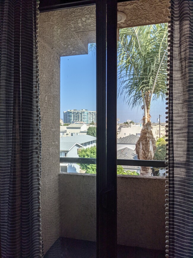 Master bedroom view and balcony. - 2491 Purdue Ave