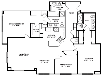 3BR/2.5BA - Residences at Park Place