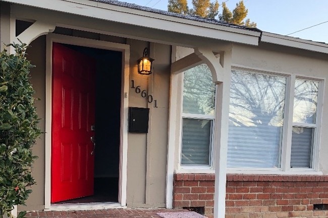 Bright Red Door - 16601 Valerio St