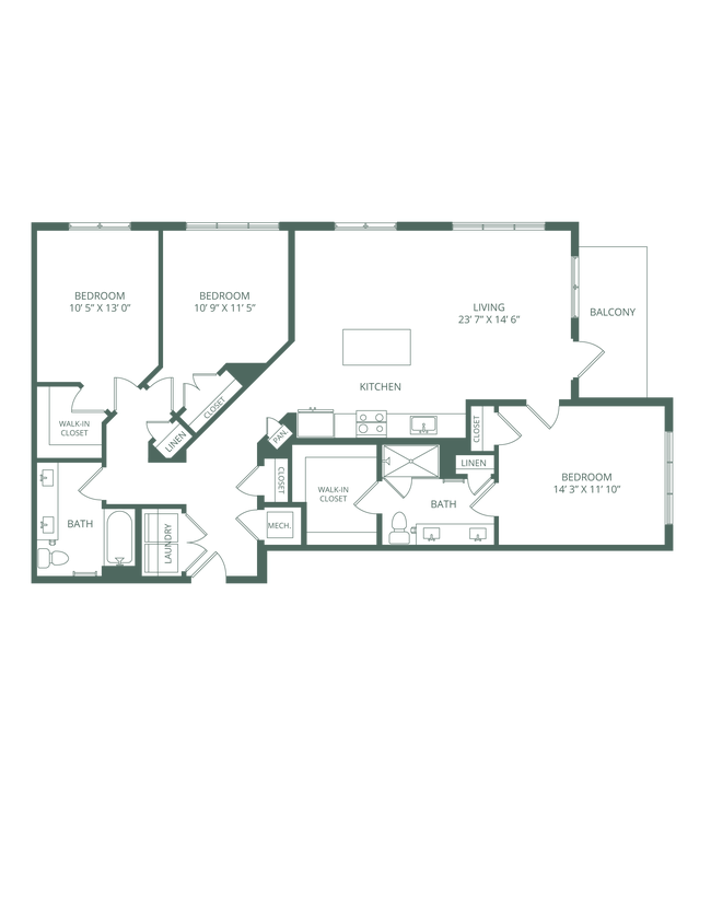 Floorplan - The Bellevue