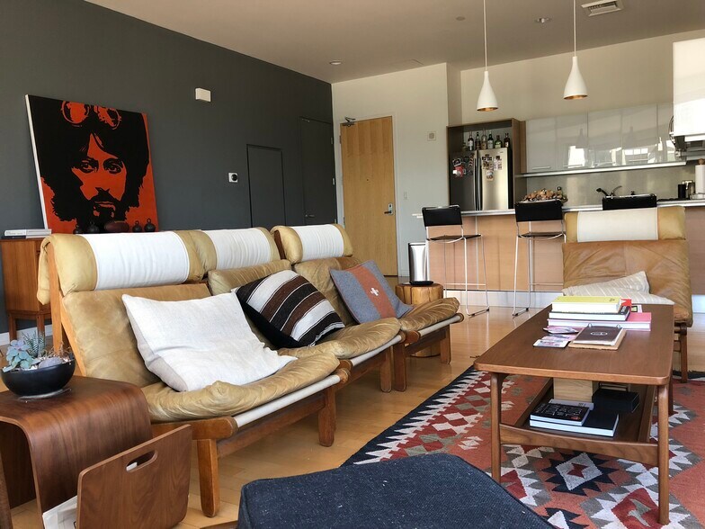 Living room area - 801 S Grand Ave