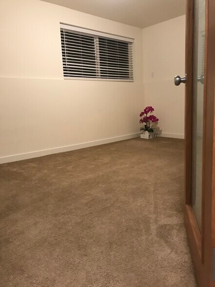 Oversized master bedroom with its own door to the bathroom for privacy has French doors to get - 3412 177th Pl SW