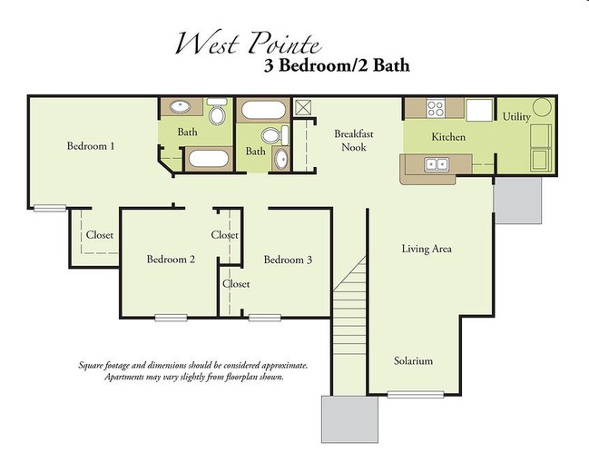 3BR/2BA - West Pointe Villas