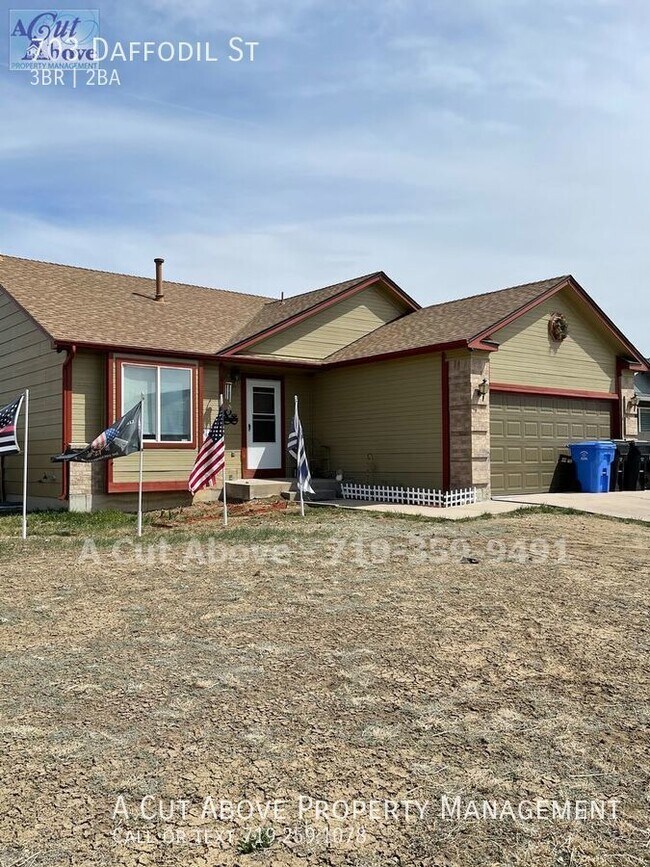 FountainFt Carson Ranch home. 703 Daffodil St Fountain CO 80817