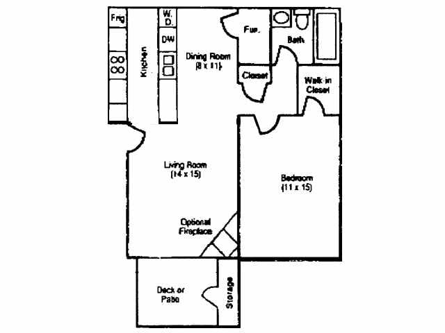 1BR/1BA - Falcon Point Apartments